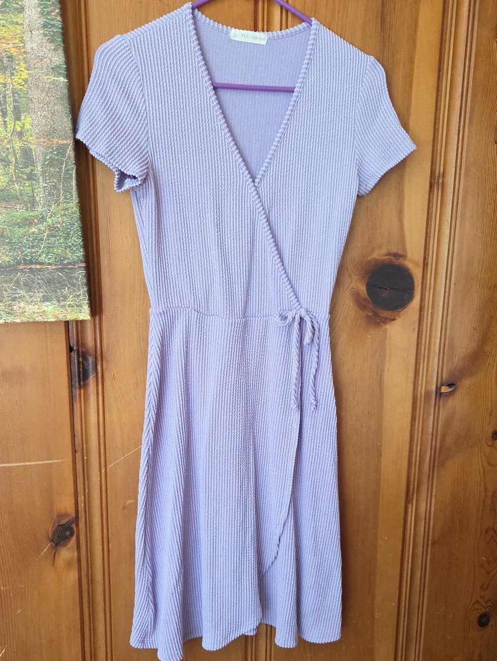 Mock Wrap Dress